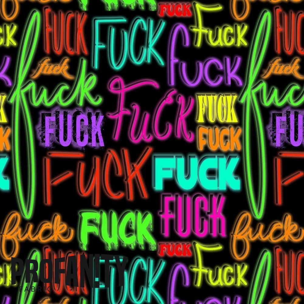 Novelty Swearing Fabric 436 – rude funny novelty fabric, pre-order by the metre | Fabric by Missy Rose