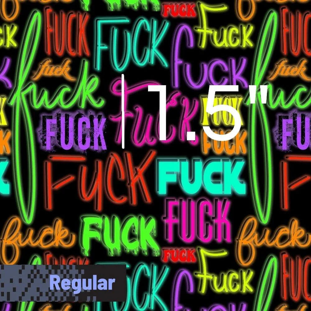 Swear Word Fabric 436 – swearing fabric custom printed Australia, made-to-order | Fabric by Missy Rose