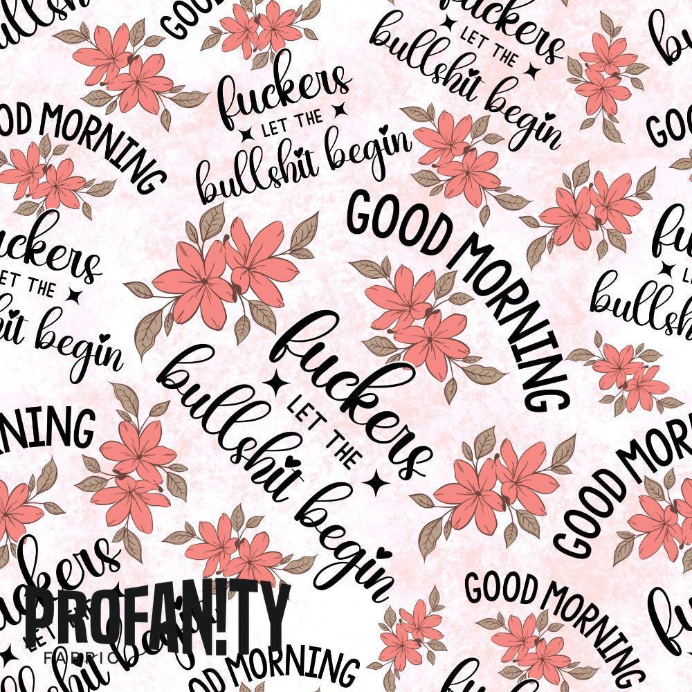 Novelty Swearing Fabric 450 – cheeky rude print fabric for sewing, pre-order | Fabric by Missy Rose