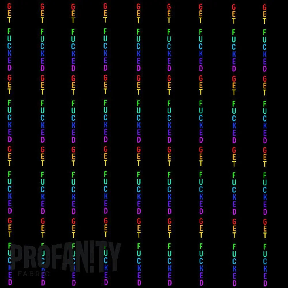 Novelty Swearing Fabric 452 – cheeky rude print fabric for sewing, pre-order | Fabric by Missy Rose