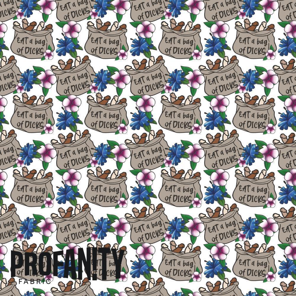 Novelty Swearing Fabric 455 – cheeky rude print fabric for sewing, pre-order | Fabric by Missy Rose