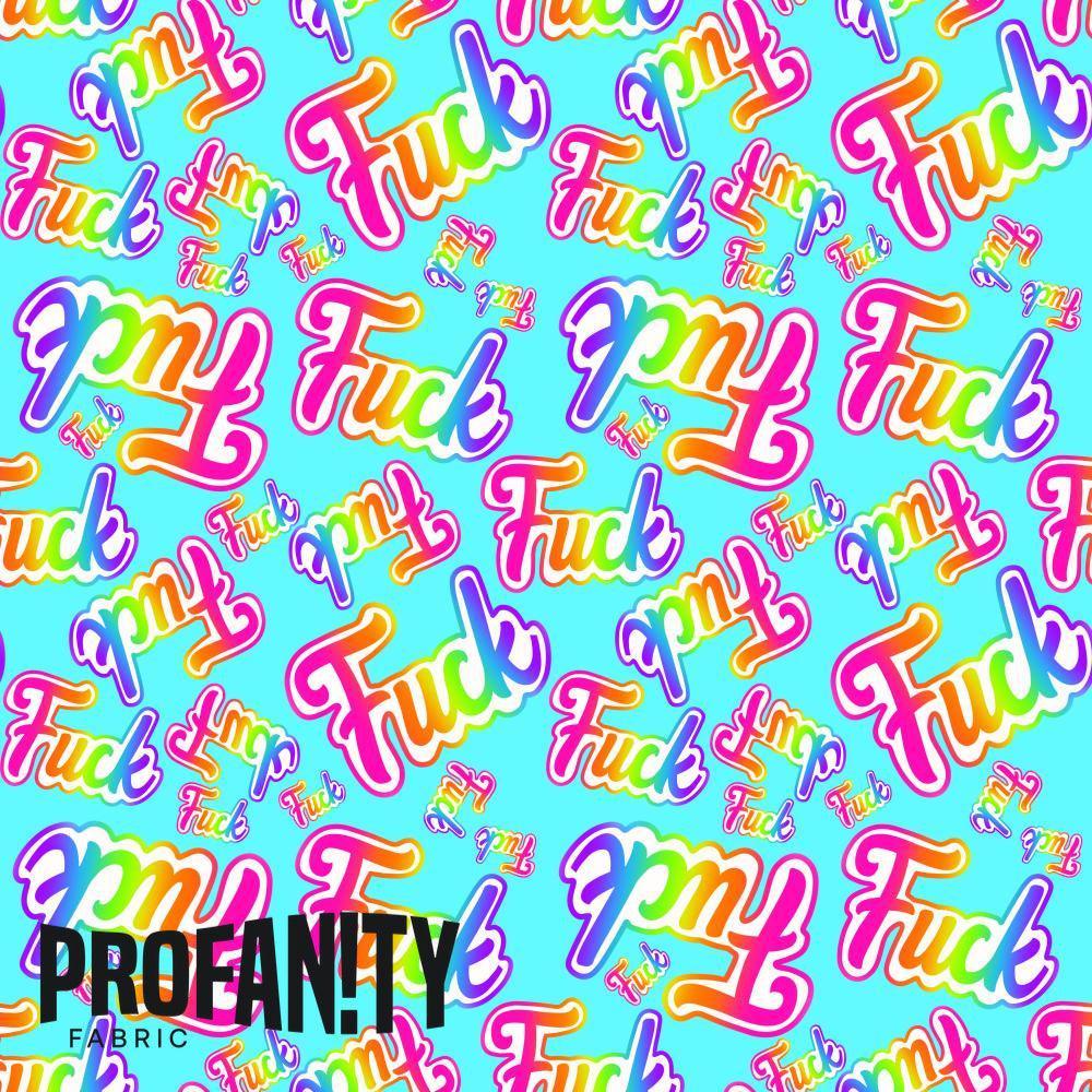 Novelty Swearing Fabric 467 – cheeky rude print fabric for sewing, pre-order | Fabric by Missy Rose