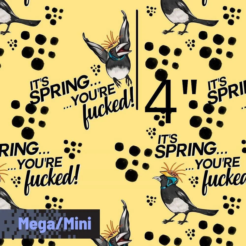Novelty Swearing Fabric 468 – rude funny novelty fabric, pre-order by the metre | Fabric by Missy Rose