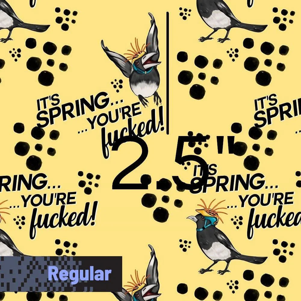 Swear Word Fabric 468 – profanity fabric for sewing, custom printed Australia | Fabric by Missy Rose
