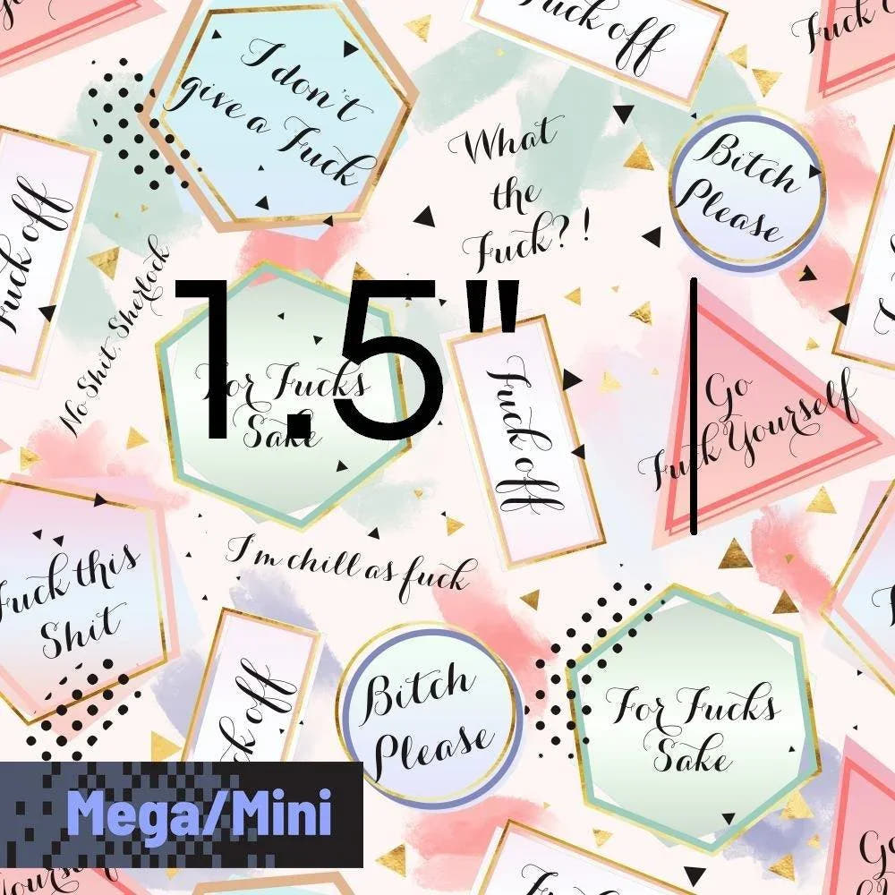 Novelty Swearing Fabric 472 – cheeky novelty fabric by the metre, made-to-order | Fabric by Missy Rose