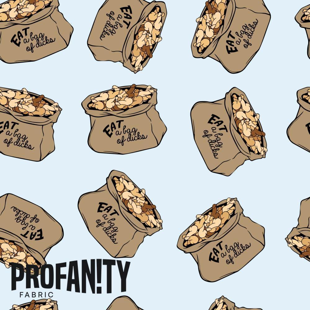 Novelty Swearing Fabric 474 – cheeky novelty fabric by the metre, made-to-order | Fabric by Missy Rose