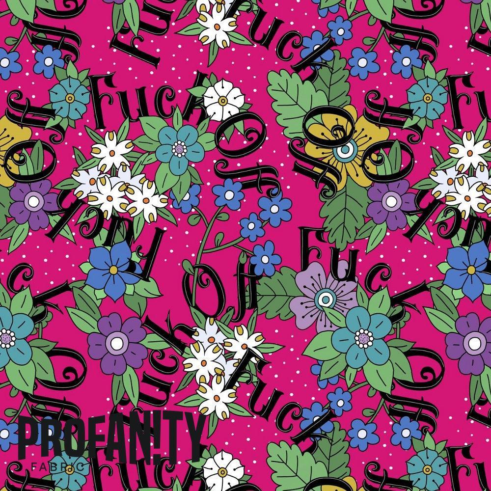 Novelty Swearing Fabric 475 – rude funny novelty fabric, pre-order by the metre | Fabric by Missy Rose