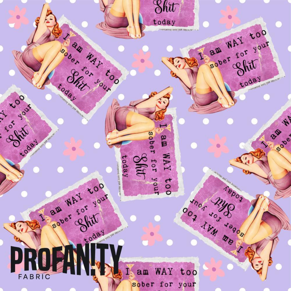 Novelty Swearing Fabric 480 – rude funny novelty fabric, pre-order by the metre | Fabric by Missy Rose