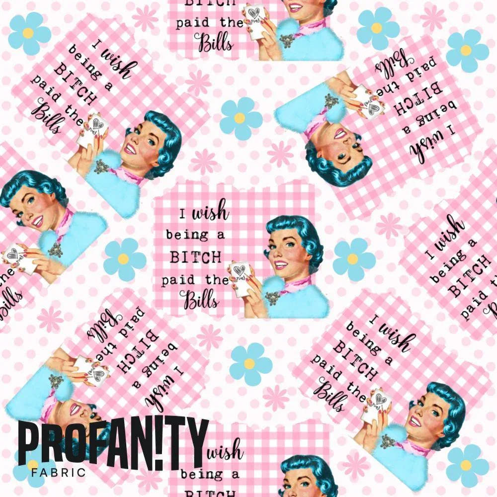 Novelty Swearing Fabric 483 – cheeky novelty fabric by the metre, made-to-order | Fabric by Missy Rose