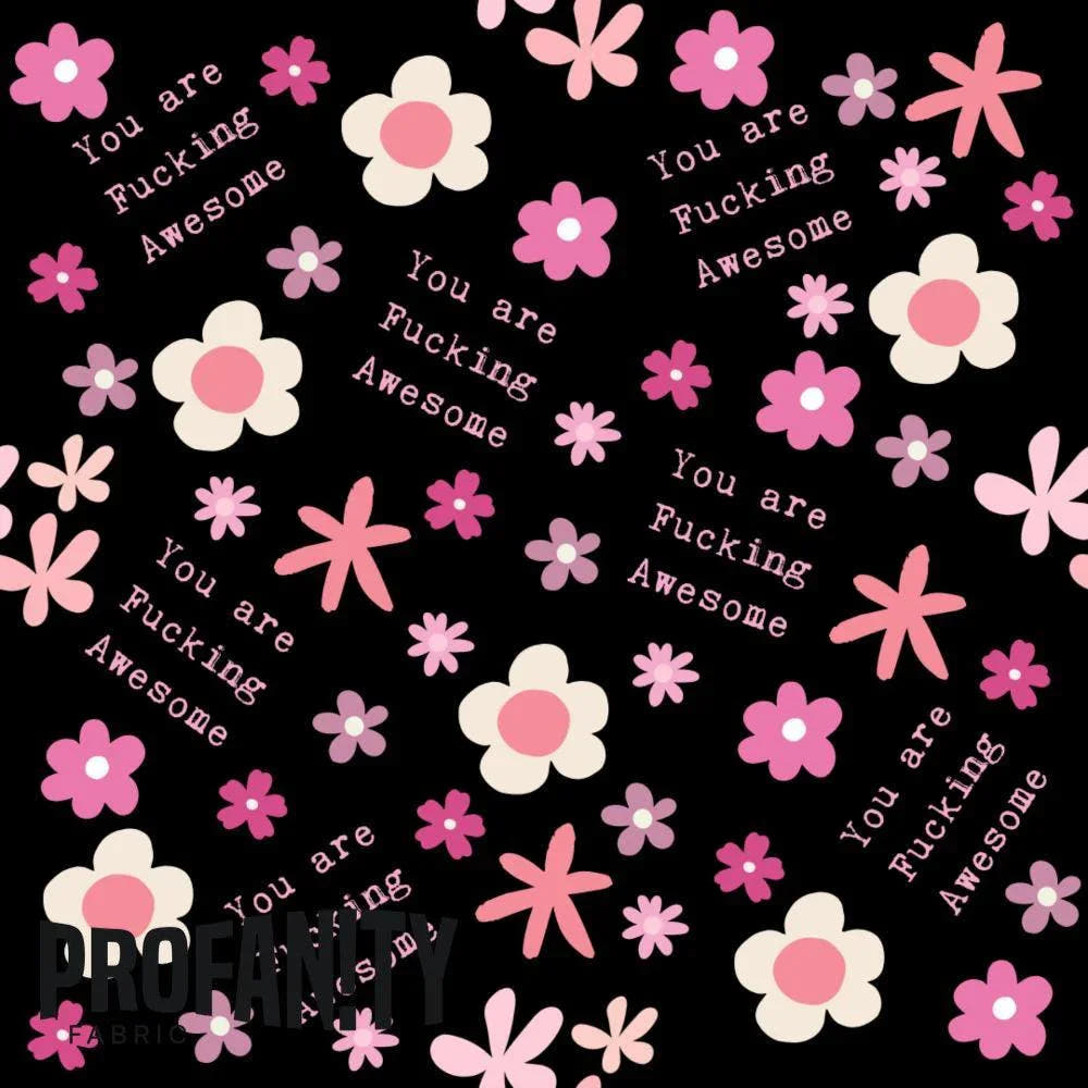 Novelty Swearing Fabric 486 – cheeky rude print fabric for sewing, pre-order | Fabric by Missy Rose