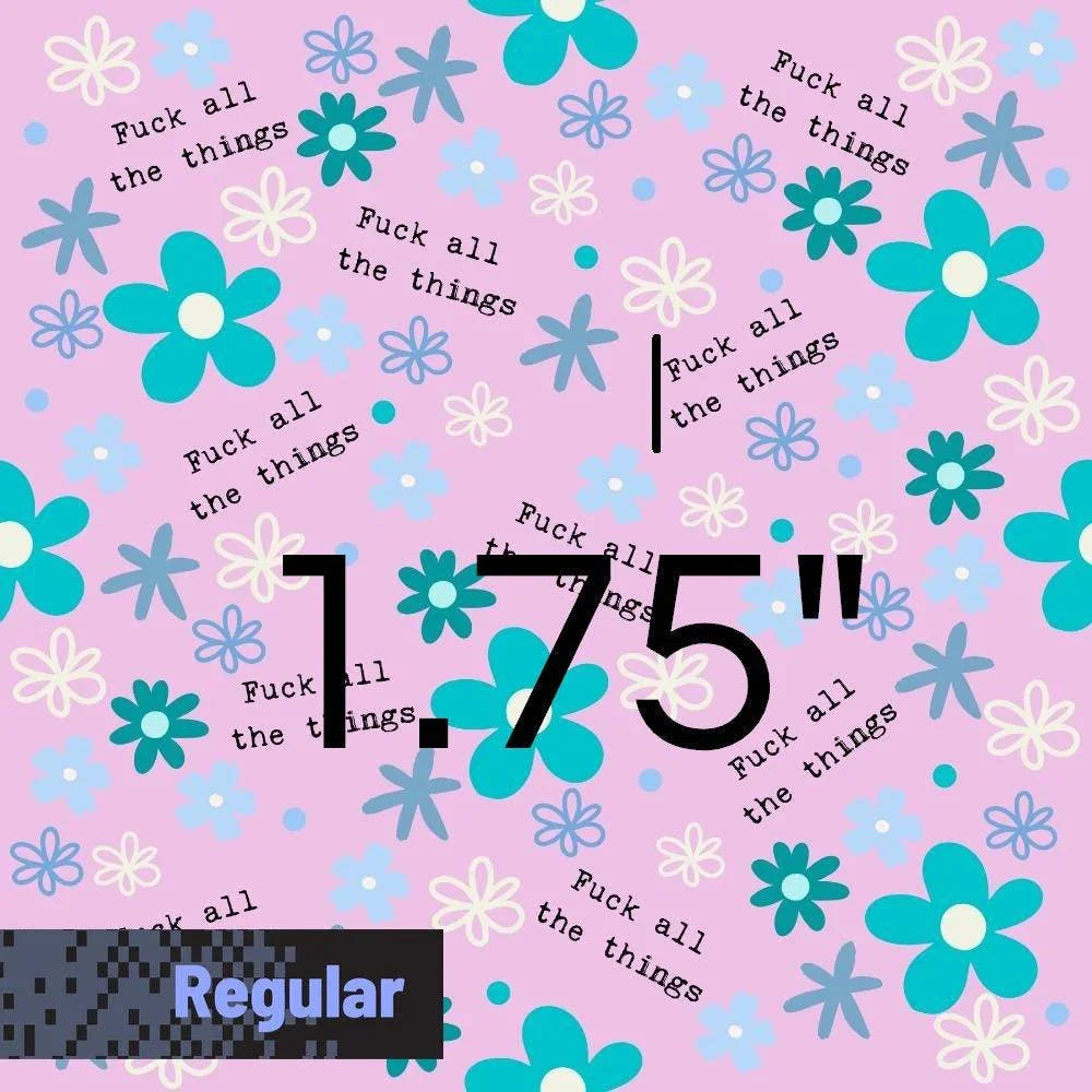 Swear Word Fabric 495 – profanity fabric for sewing, custom printed Australia | Fabric by Missy Rose