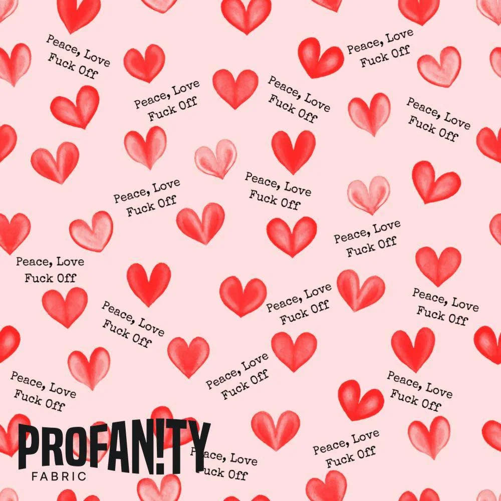 Novelty Swearing Fabric 498 – rude funny novelty fabric, pre-order by the metre | Fabric by Missy Rose