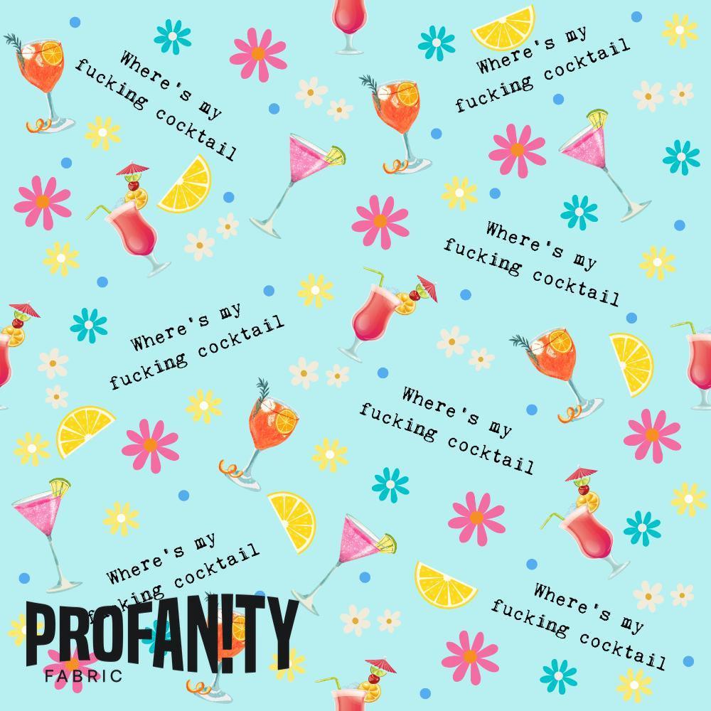 Novelty Swearing Fabric 502 – rude funny novelty fabric, pre-order by the metre | Fabric by Missy Rose