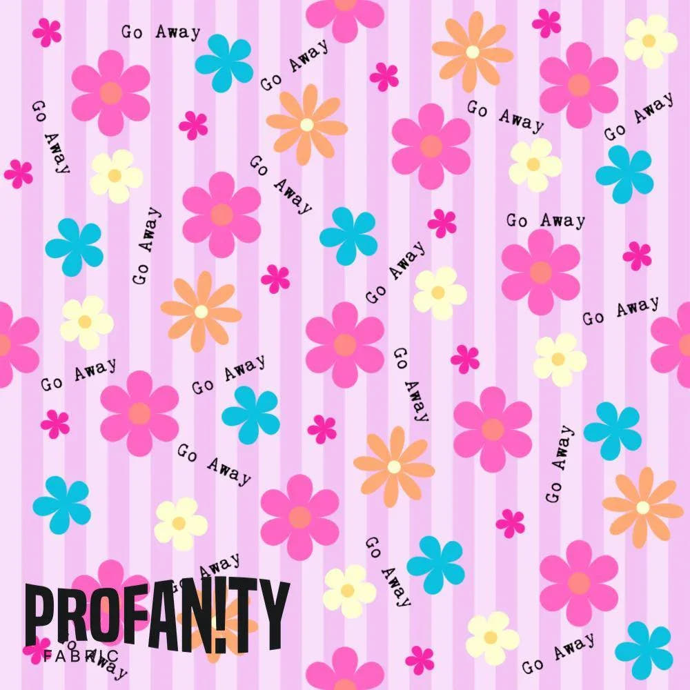 Novelty Swearing Fabric 508 – cheeky rude print fabric for sewing, pre-order | Fabric by Missy Rose