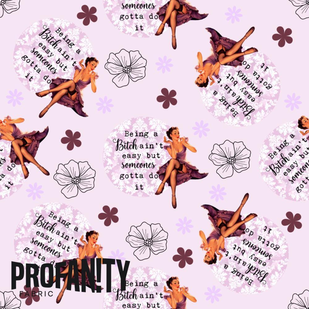 Novelty Swearing Fabric 509 – rude funny novelty fabric, pre-order by the metre | Fabric by Missy Rose