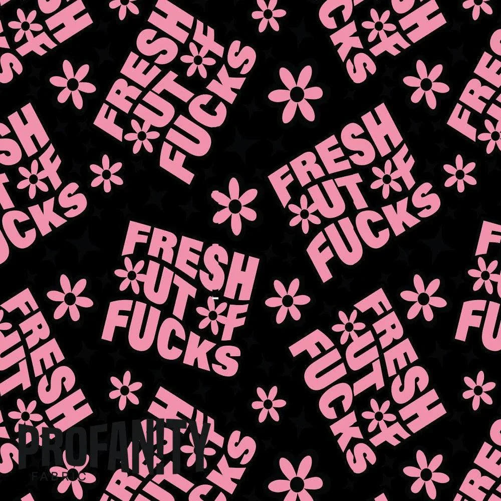 Novelty Swearing Fabric 519 – cheeky novelty fabric by the metre, made-to-order | Fabric by Missy Rose