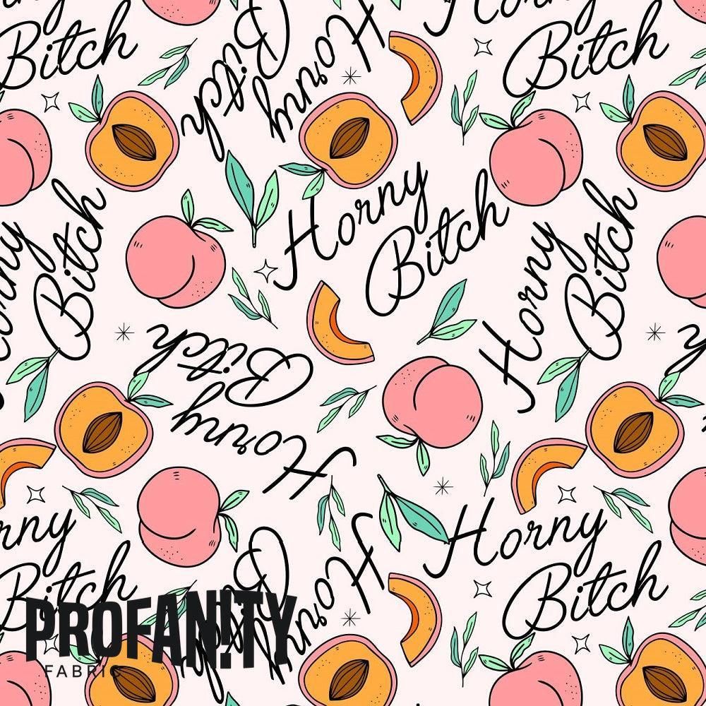 Novelty Swearing Fabric 524 – cheeky rude print fabric for sewing, pre-order | Fabric by Missy Rose