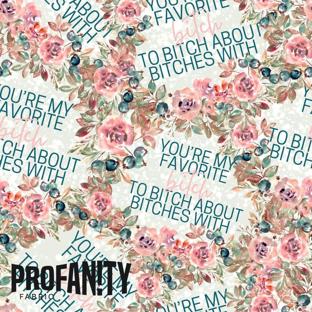 Novelty Swearing Fabric 526 – rude funny novelty fabric, pre-order by the metre | Fabric by Missy Rose