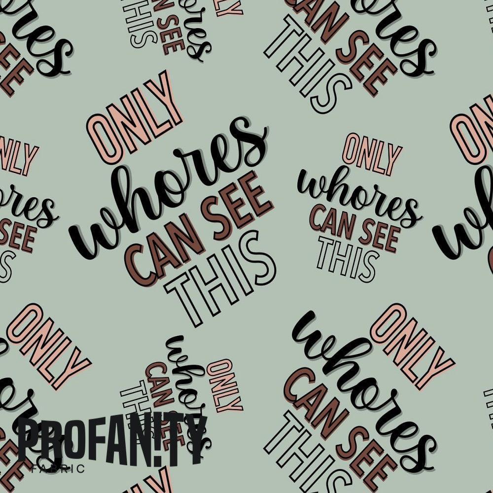 Novelty Swearing Fabric 528 – cheeky novelty fabric by the metre, made-to-order | Fabric by Missy Rose