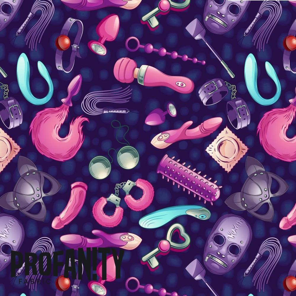 Swear Word Fabric 52 – profanity fabric for sewing, custom printed Australia | Fabric by Missy Rose