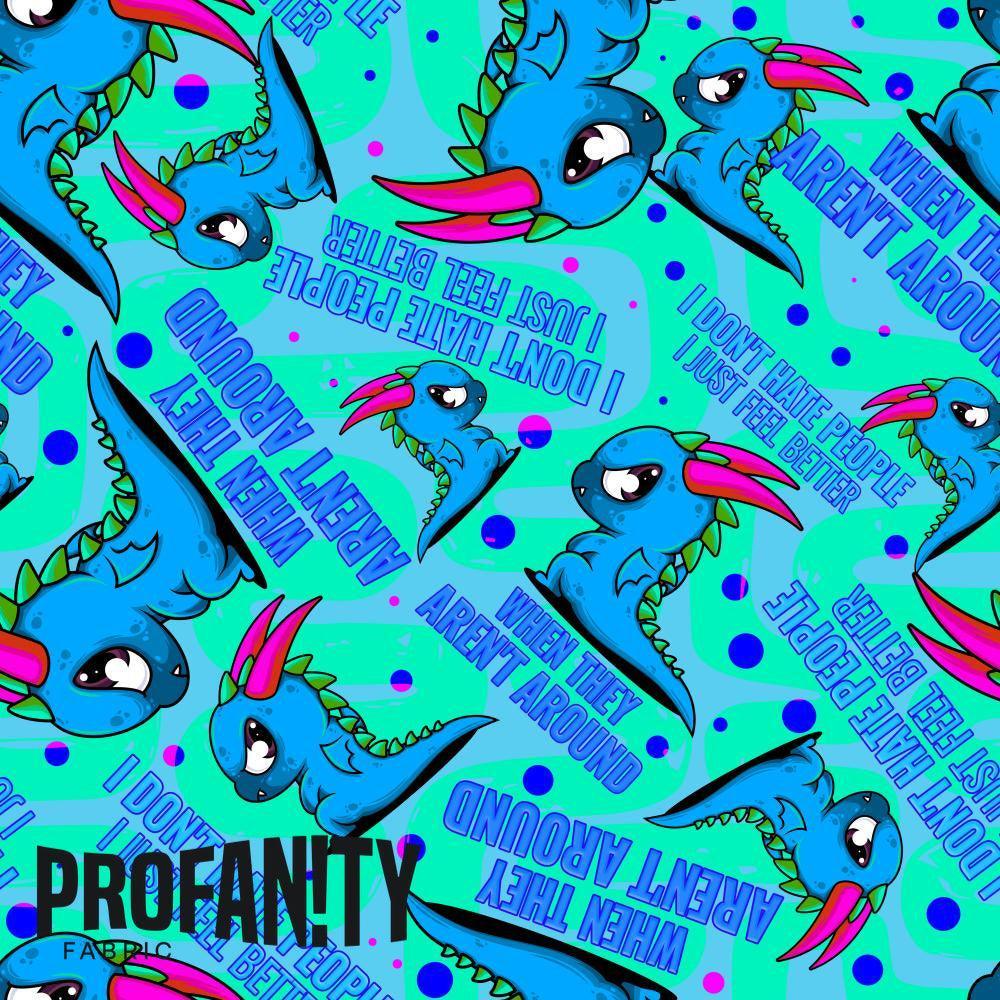 Novelty Swearing Fabric 535 – rude funny novelty fabric, pre-order by the metre | Fabric by Missy Rose