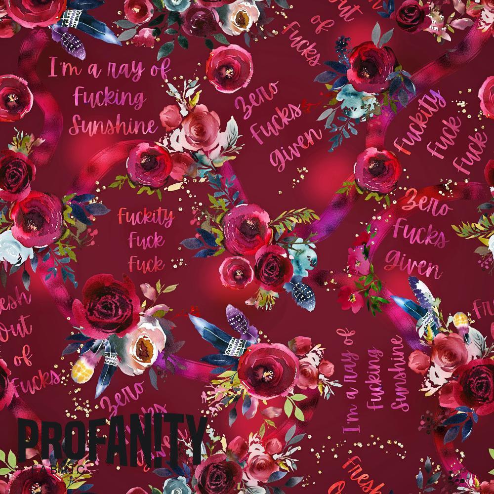 Novelty Swearing Fabric 538 – rude funny novelty fabric, pre-order by the metre | Fabric by Missy Rose