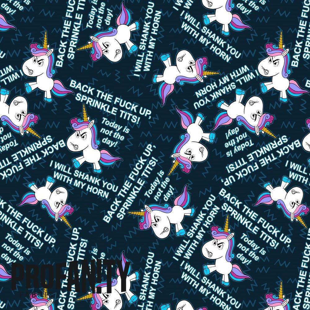 Swear Word Fabric 53 – swearing fabric custom printed Australia, made-to-order | Fabric by Missy Rose