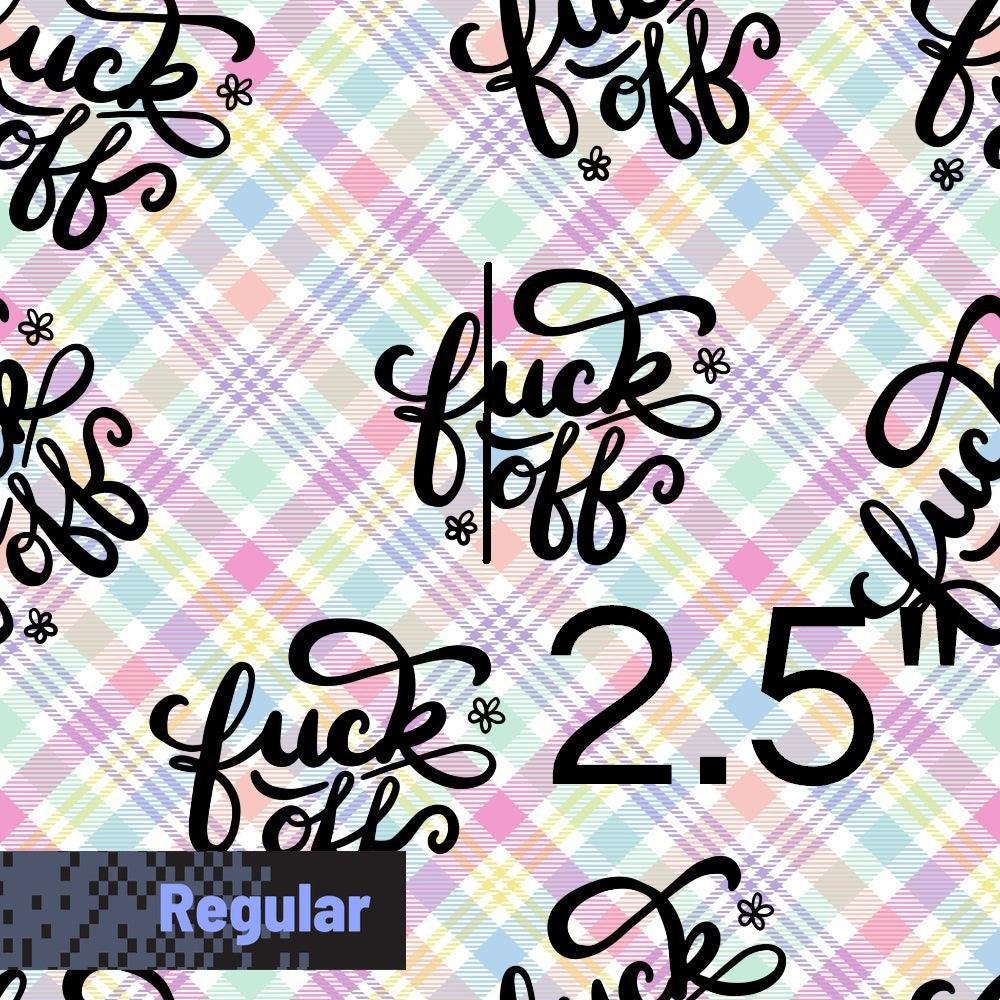 Swear Word Fabric 540 – profanity fabric for sewing, custom printed Australia | Fabric by Missy Rose