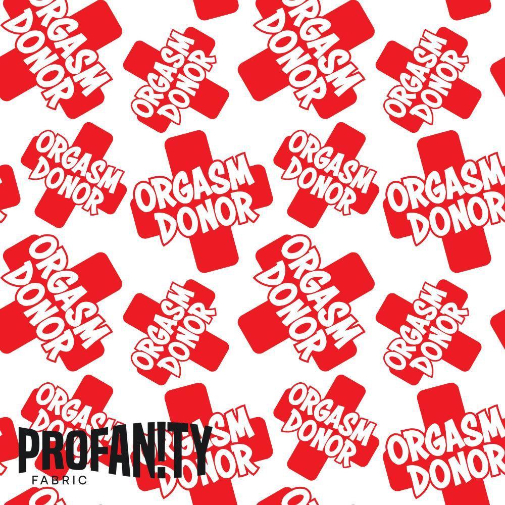 Swear Word Fabric 549 – profanity fabric for sewing, custom printed Australia | Fabric by Missy Rose