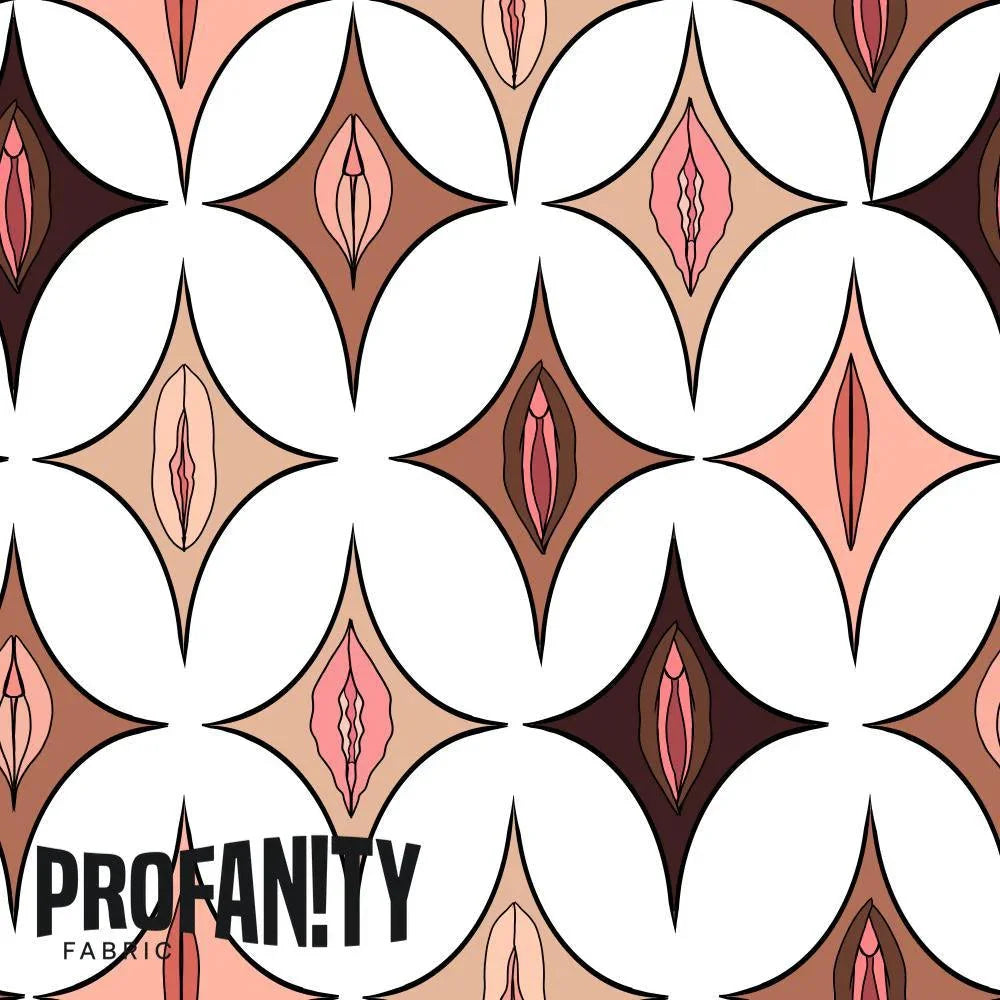 Swear Word Fabric 555 – profanity fabric for sewing, custom printed Australia | Fabric by Missy Rose