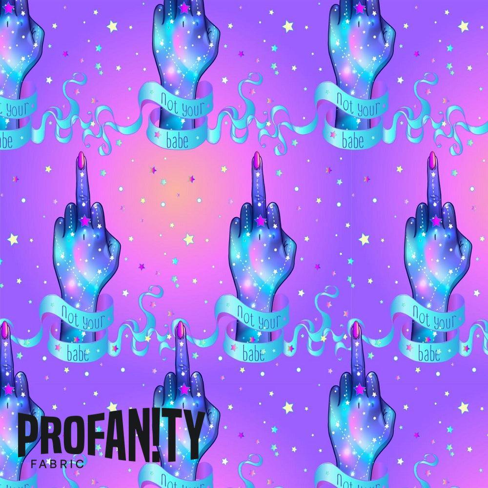 Swear Word Fabric 557 – profanity fabric for sewing, custom printed Australia | Fabric by Missy Rose