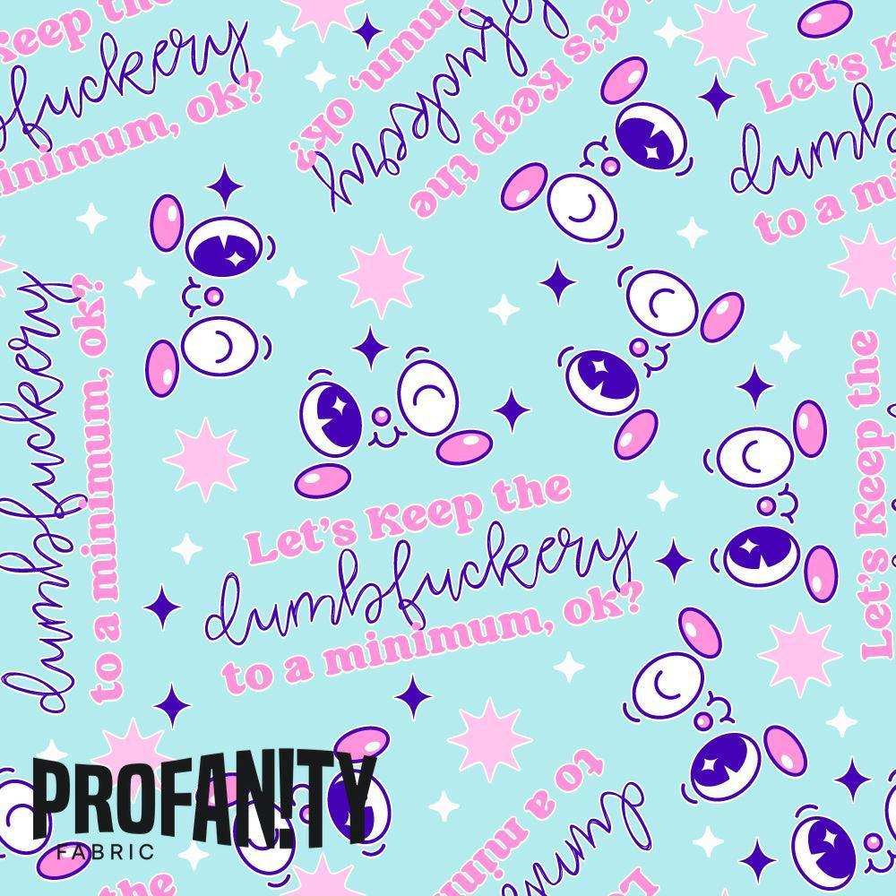 Swear Word Fabric 559 – swearing fabric custom printed Australia, made-to-order | Fabric by Missy Rose