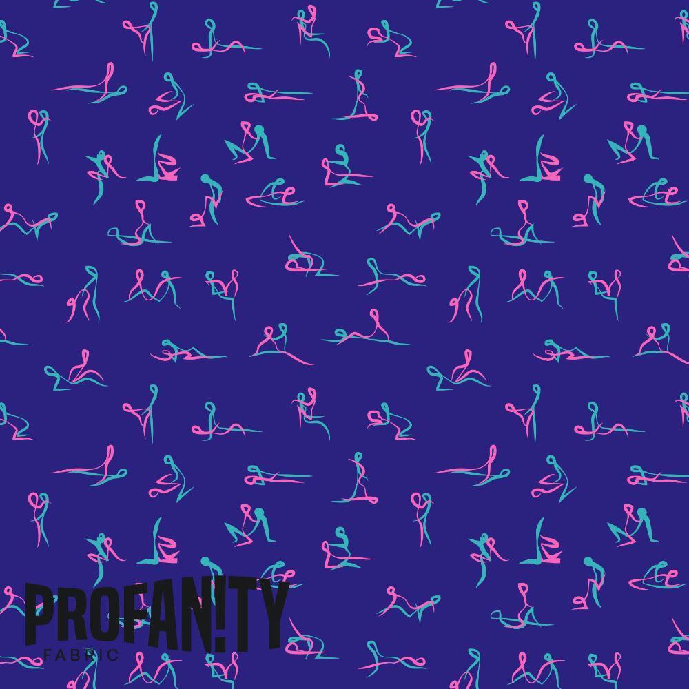 Swear Word Fabric 562 – swearing fabric custom printed Australia, made-to-order | Fabric by Missy Rose