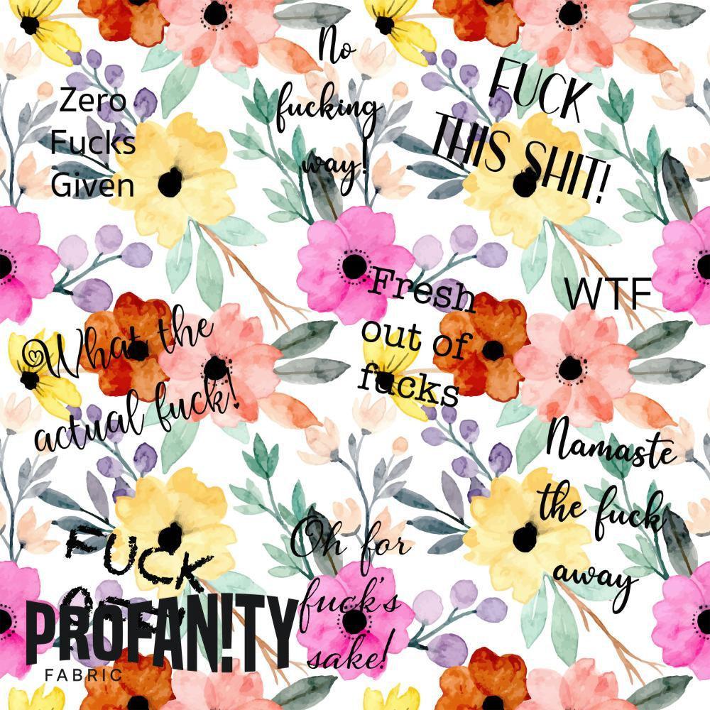 Swear Word Fabric 563 – swear word fabric Australia, custom printed pre-order | Fabric by Missy Rose