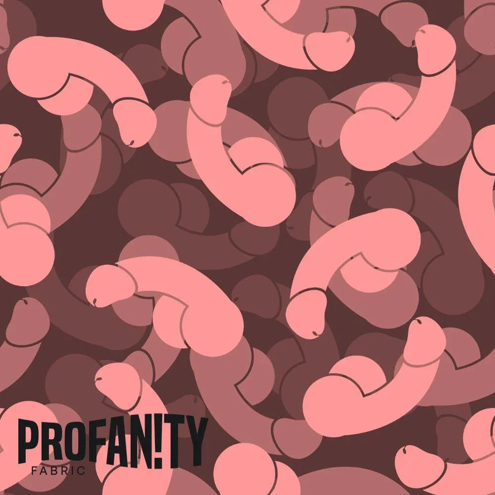 Swear Word Fabric 568 – profanity fabric for sewing, custom printed Australia | Fabric by Missy Rose