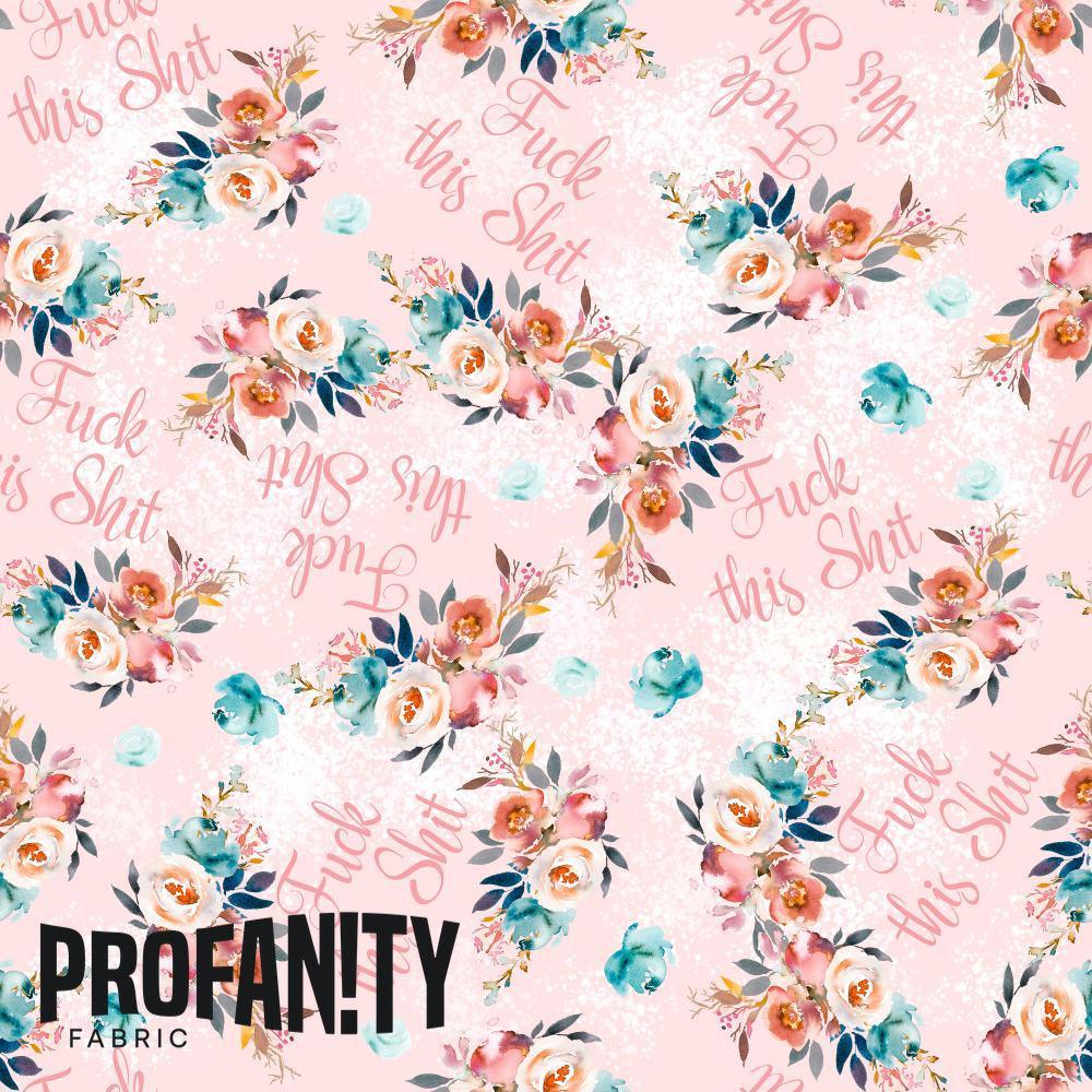Swear Word Fabric 585 – profanity fabric for sewing, custom printed Australia | Fabric by Missy Rose