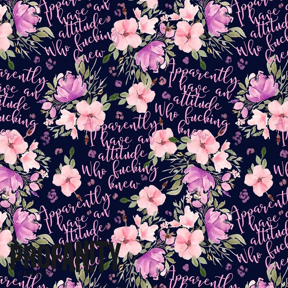 Swear Word Fabric 589 – swearing fabric custom printed Australia, made-to-order | Fabric by Missy Rose