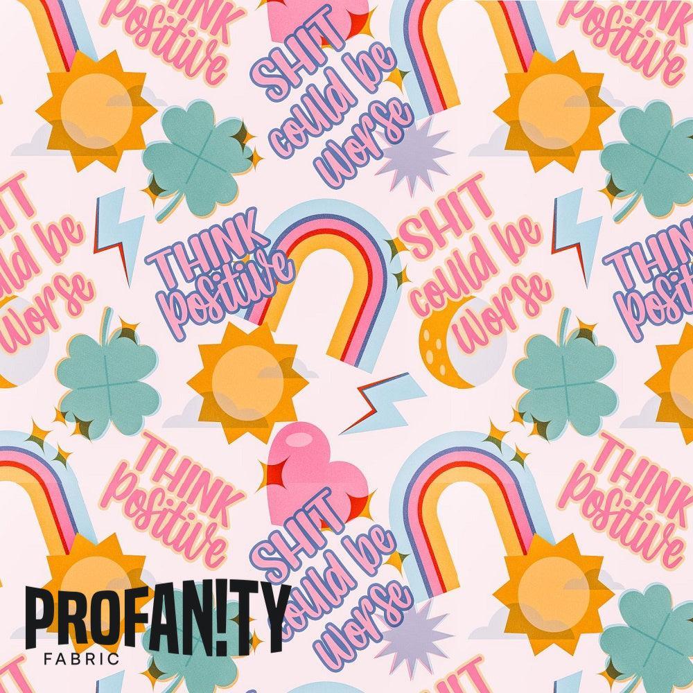 Profanity Ink Profanity Fabric 59 | Swear Word Fabric | Fabric by Missy Rose