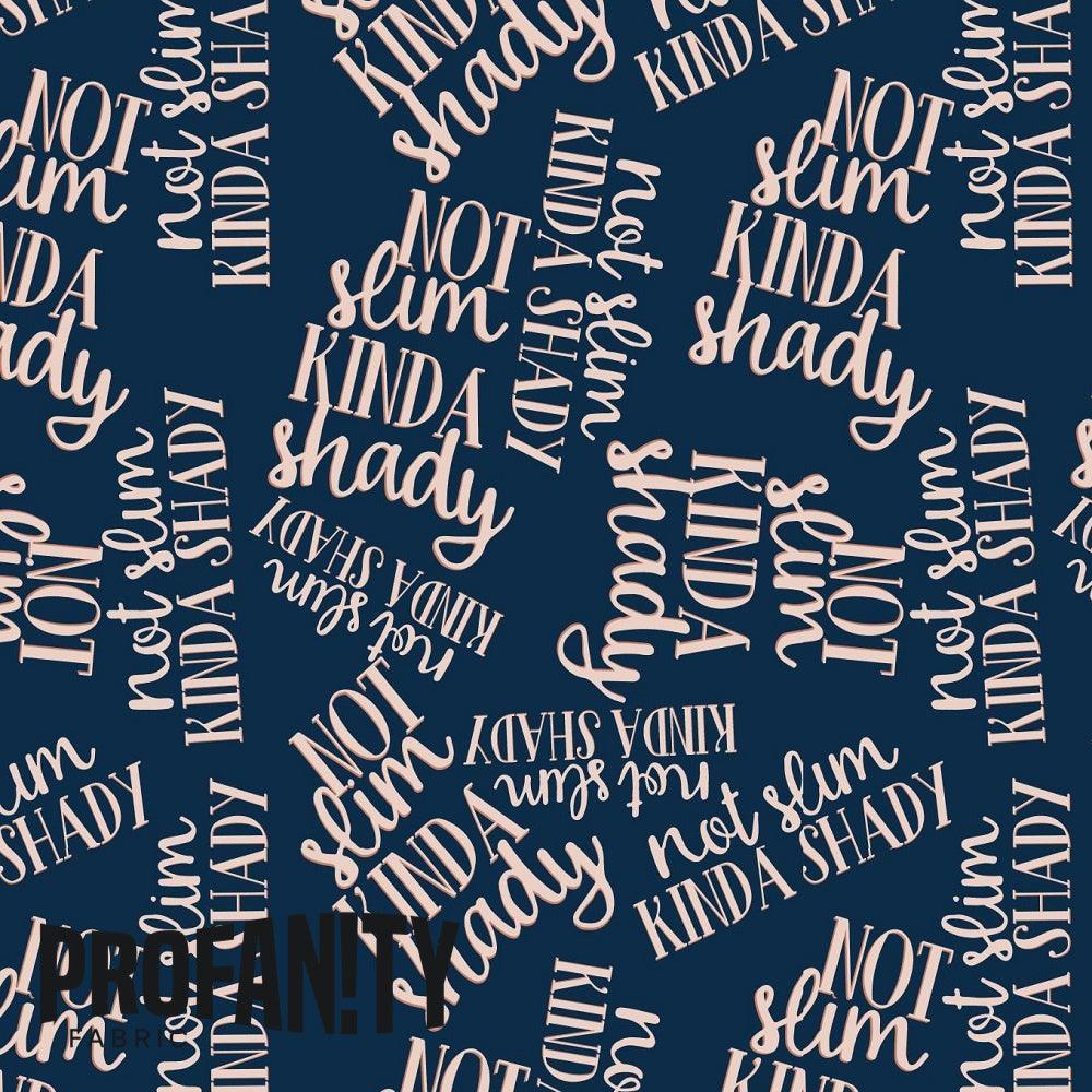 Swear Word Fabric 62 – profanity fabric for sewing, custom printed Australia | Fabric by Missy Rose