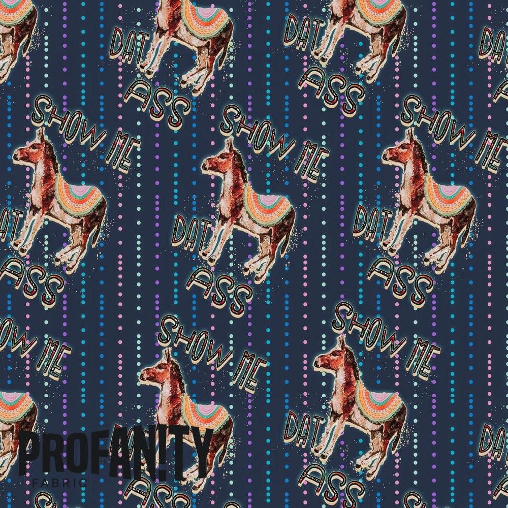 Novelty Swearing Fabric 66 – cheeky novelty fabric by the metre, made-to-order | Fabric by Missy Rose