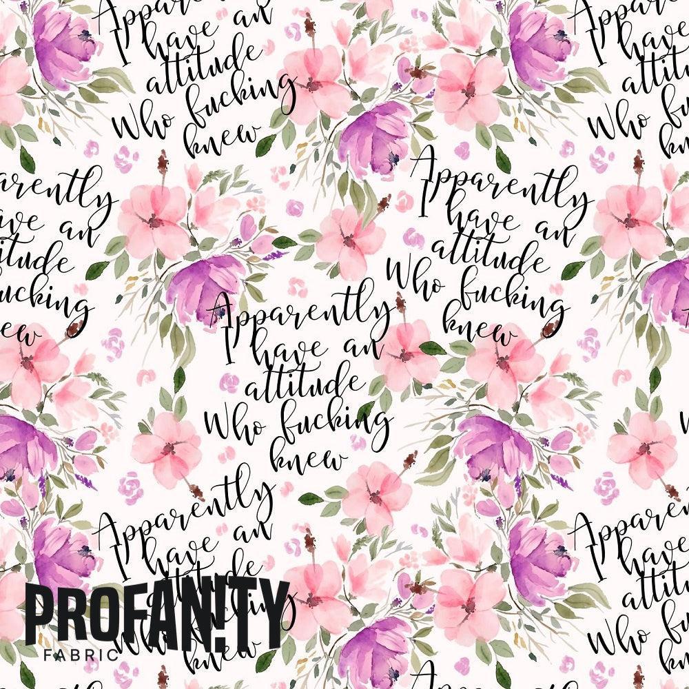 Novelty Swearing Fabric 68 – cheeky rude print fabric for sewing, pre-order | Fabric by Missy Rose