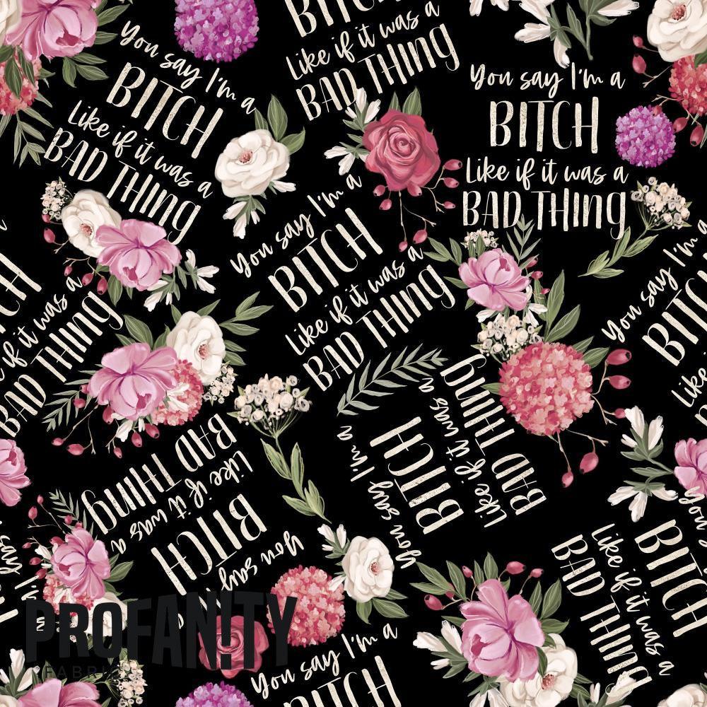 Novelty Swearing Fabric 71 – rude funny novelty fabric, pre-order by the metre | Fabric by Missy Rose