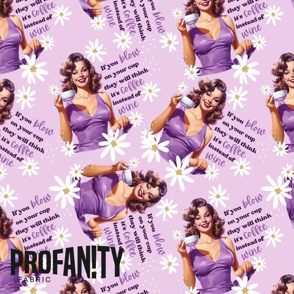 Novelty Swearing Fabric 75 – rude funny novelty fabric, pre-order by the metre | Fabric by Missy Rose