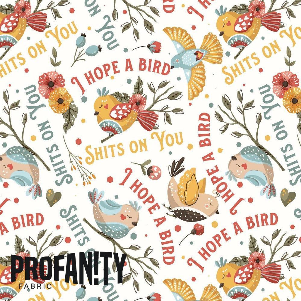 Novelty Swearing Fabric 78 – cheeky novelty fabric by the metre, made-to-order | Fabric by Missy Rose
