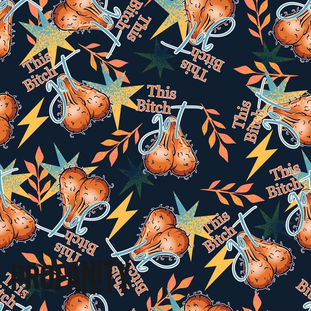 Novelty Swearing Fabric 79 – rude funny novelty fabric, pre-order by the metre | Fabric by Missy Rose
