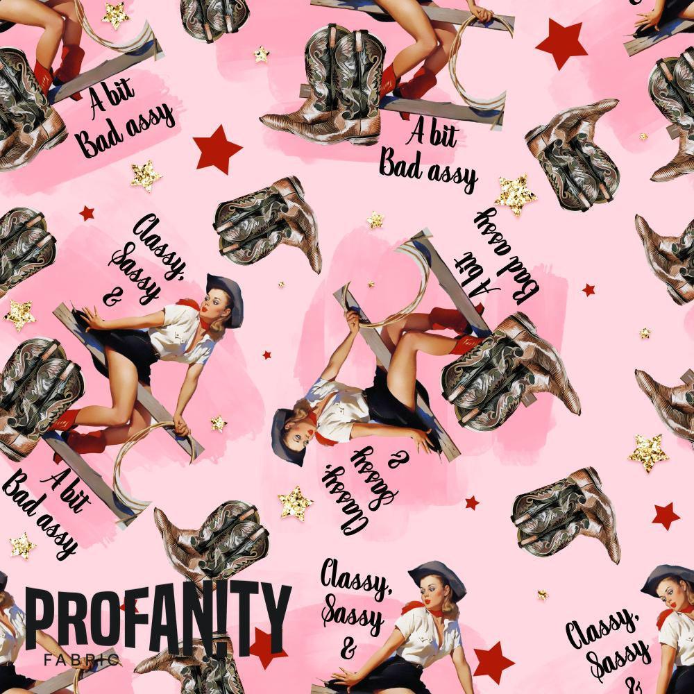Novelty Swearing Fabric 80 – cheeky novelty fabric by the metre, made-to-order | Fabric by Missy Rose