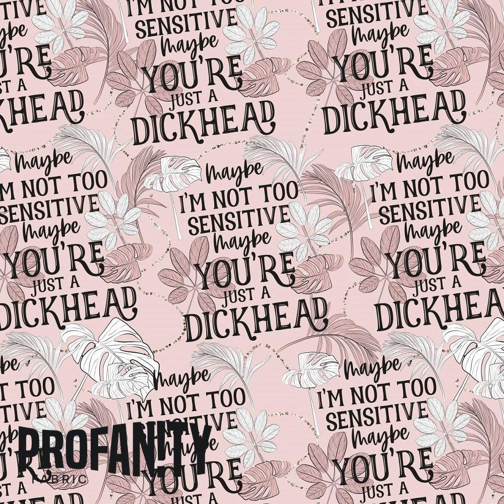 Novelty Swearing Fabric 82 – rude funny novelty fabric, pre-order by the metre | Fabric by Missy Rose