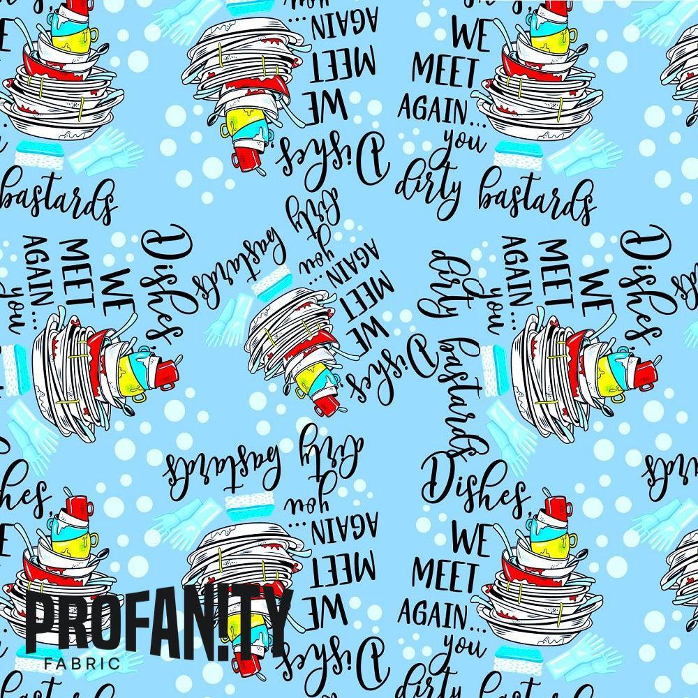 Novelty Swearing Fabric 87 – cheeky rude print fabric for sewing, pre-order | Fabric by Missy Rose