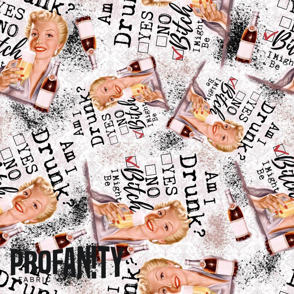 Novelty Swearing Fabric 96 – rude funny novelty fabric, pre-order by the metre | Fabric by Missy Rose