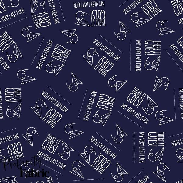 Profanity 123 - Swear Word Fabric - Fabric by Missy Rose Pre-Order